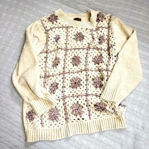 POL Grandmacore Granny Afghan Sweater